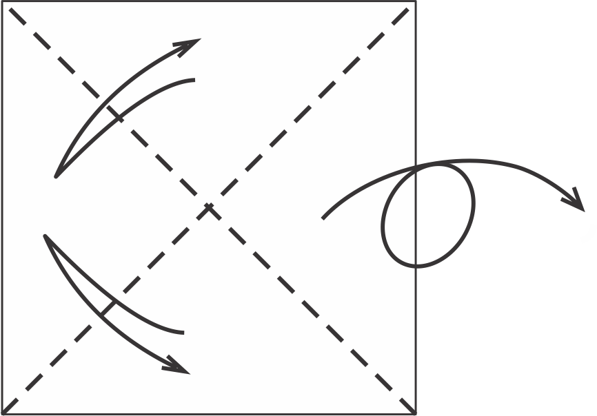 Marca las diagonales