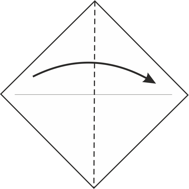Dobla la Esquina Izquierda Hacia la Derecha