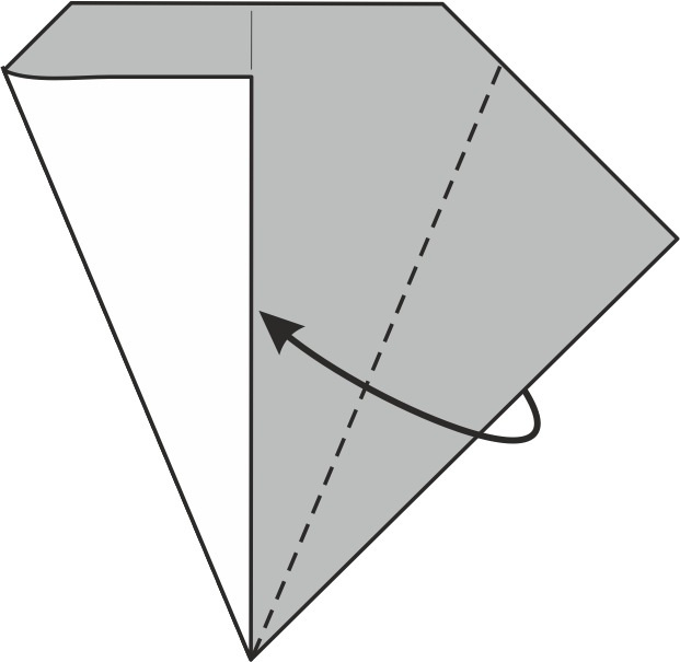 Dobla la Esquina Derecha hacia el Centro
