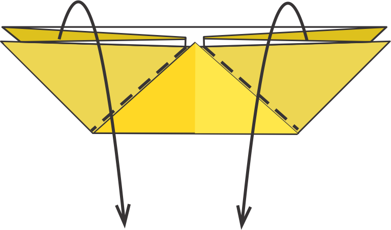 Fold Down the Top Corners