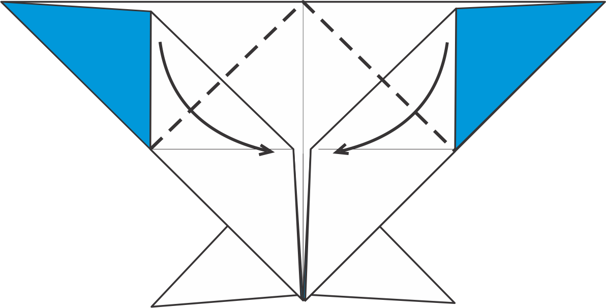 Fold Down the Top Corners
