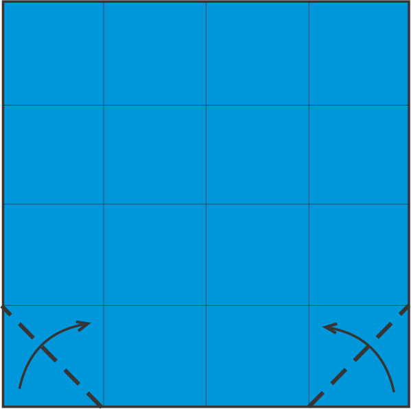 Fold Bottom Corners Diagonally