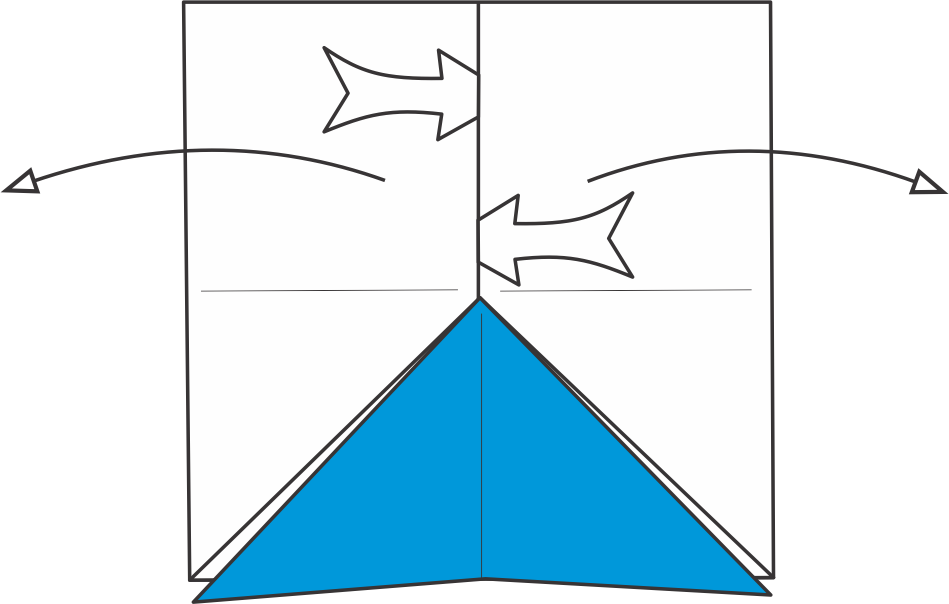 Open the Side Flaps Outward