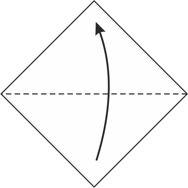 Fold the bottom corner up