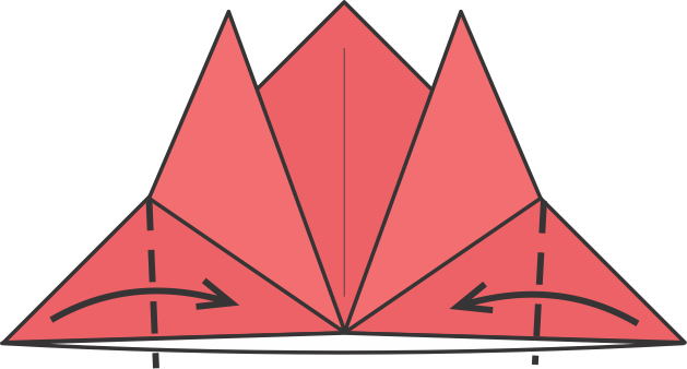 Fold the Side Flaps In Toward the Center