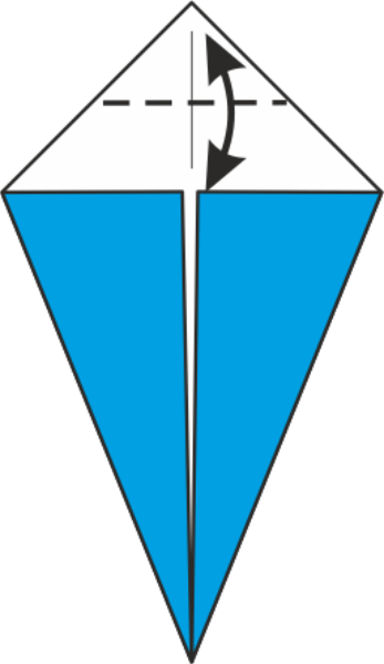 Pre-crease the Top Edge