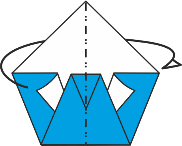 Fold in Half Vertically