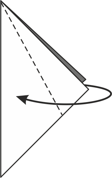 Fold Triangle Over