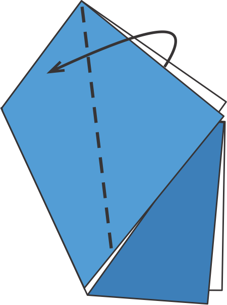 Fold the Top Flap to the Left