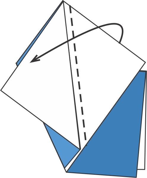 Fold the Back Flap to the Left