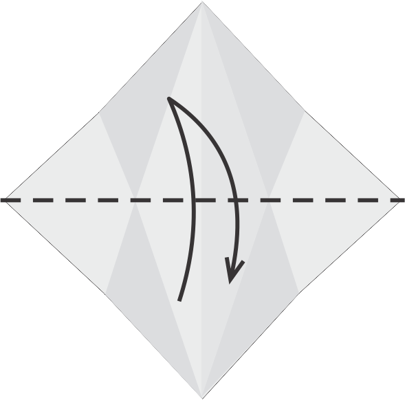 Fold in Half Horizontally and Unfold