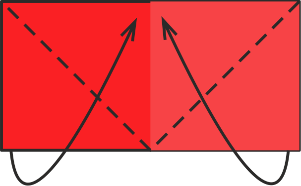 Fold Bottom Corners Up to the Top