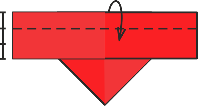 Fold the Top Edge Down