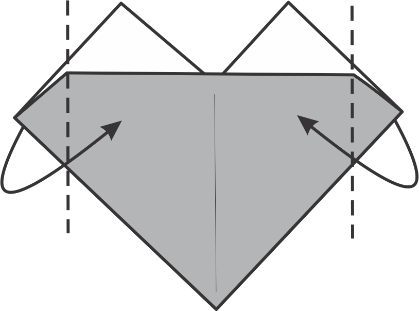Fold the Side Points Inward
