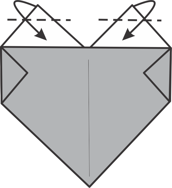 Fold the Top Corners Down
