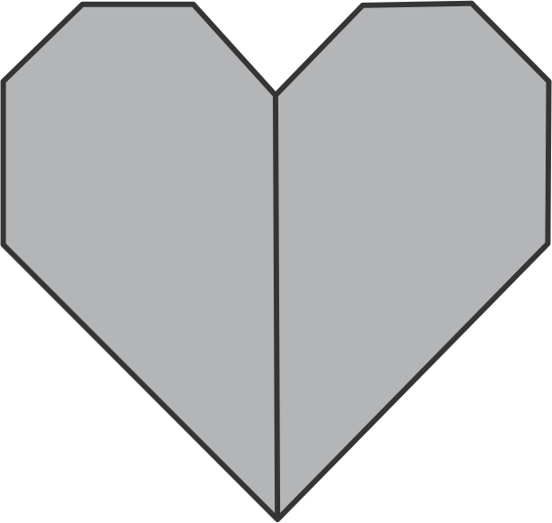 Finished Origami Heart