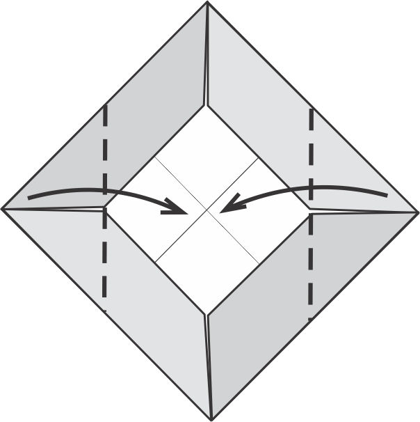 Fold Left and Right Sides to the Center