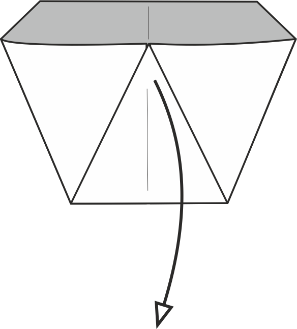 Dobla la Punta hacia Abajo