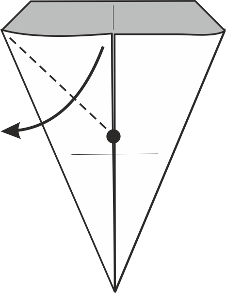 Dobla el Lado Izquierdo en Diagonal