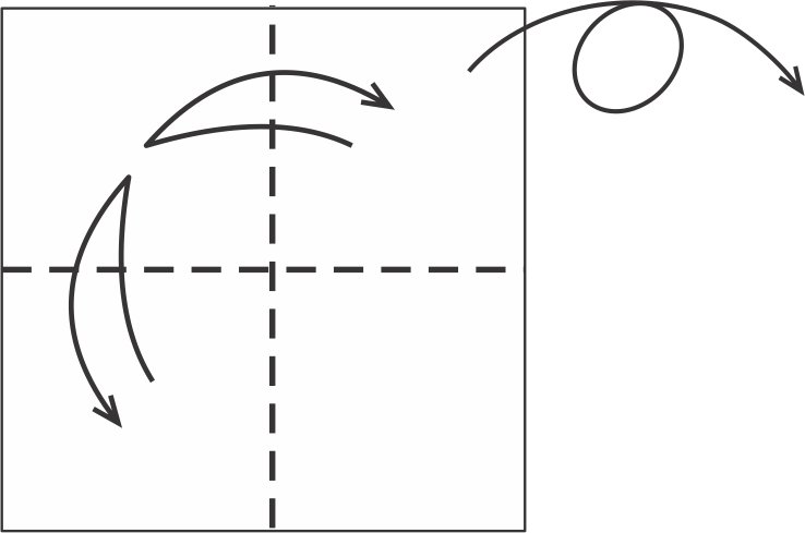 Fold and Unfold to Mark the Center
