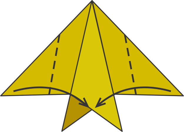 Fold Both Side Edges Inward