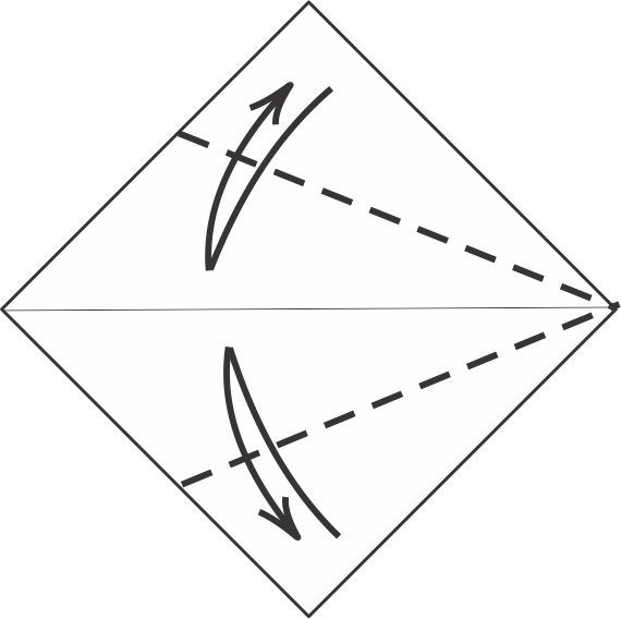Fold Top and Bottom to Center