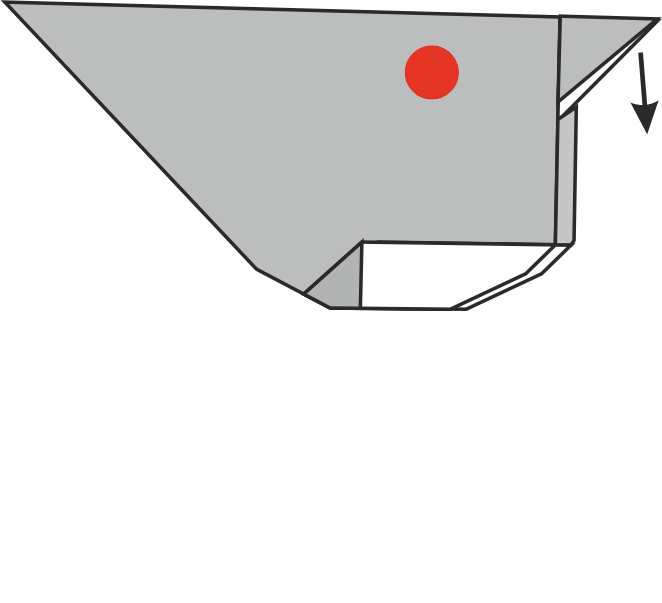 Hold the body and pull the beak downward