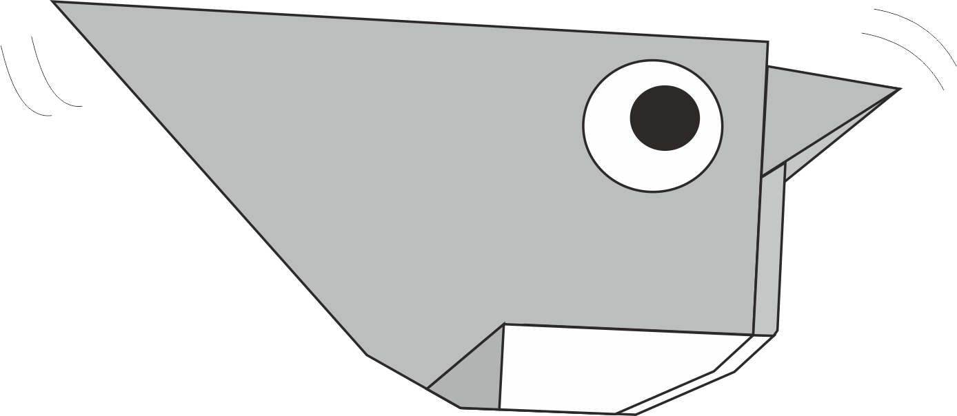 Add the eye and adjust the wings