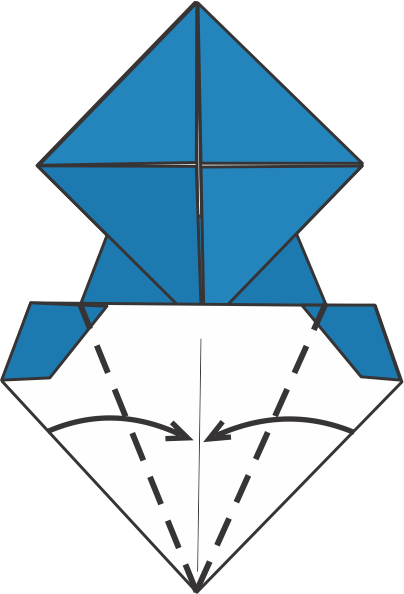 Fold Left and Right Sides to the Center