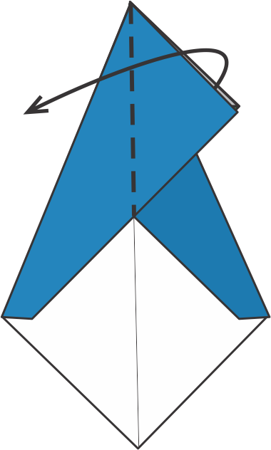 Fold the Left Flap Back to the Left